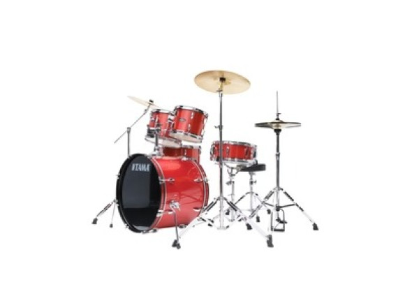 Tama T52H6-CDS Stagestar 5-Piece Drum Kit w/ Hardware+Throne, Candy Red Sparkle Tama T52H6-CDS Stagestar 5-Piece Drum Kit w/ Hardware+Throne, Candy Red Sparkle